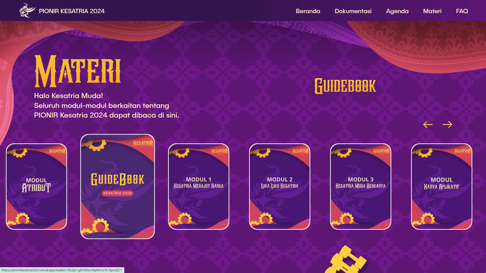 Pionir Kesatria 2024 - 2