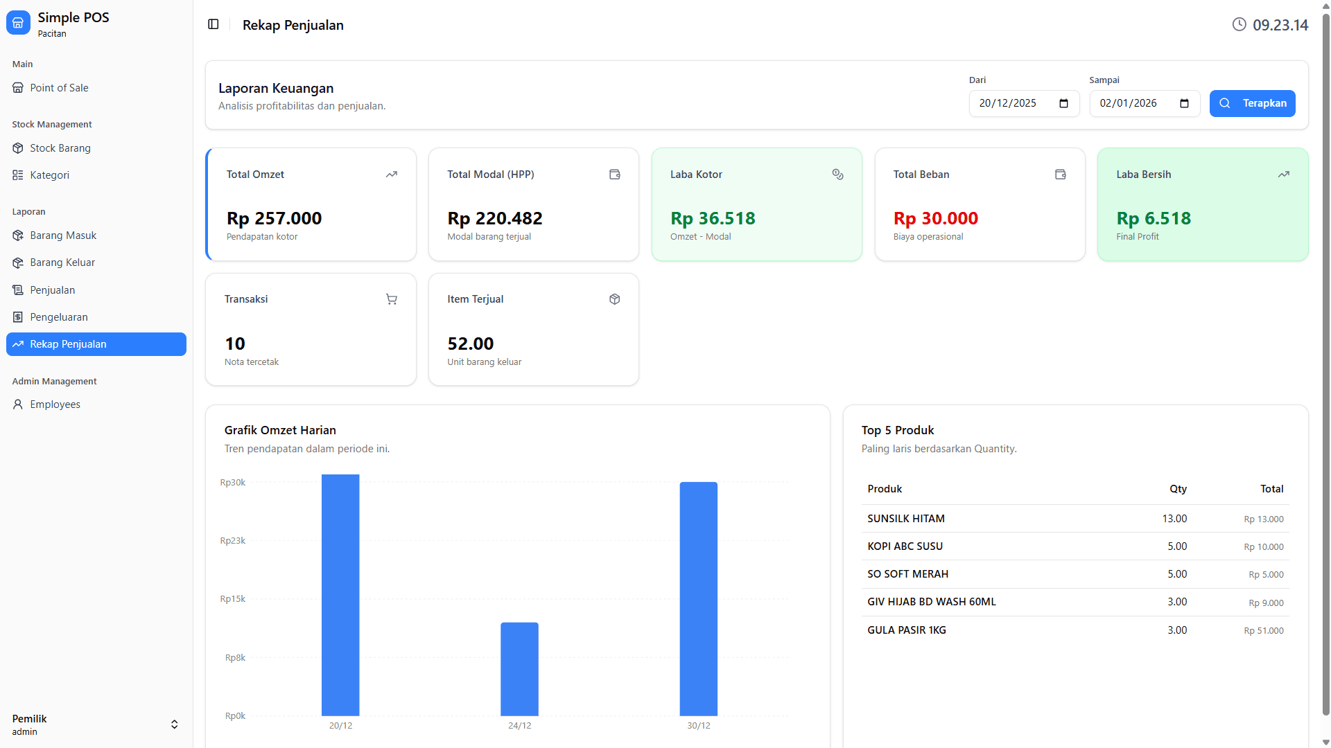 Simple POS System - 1